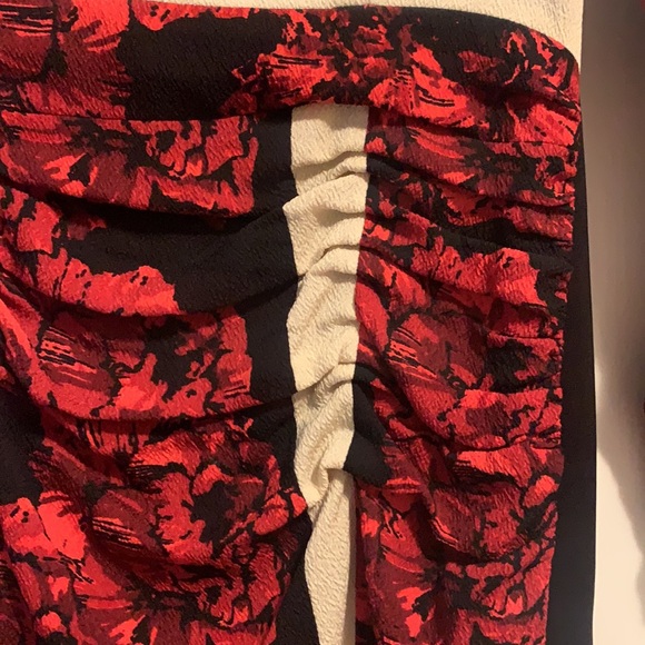 Anthropologist Cocktail Tracy Reese Rose Floral Silk Exposed Zipper Dress - Picture 5 of 10